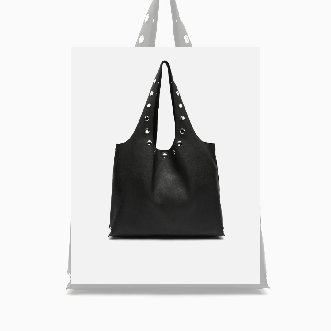 Vuelve a la rutina con todo con este bolso de hombro negro de Misako